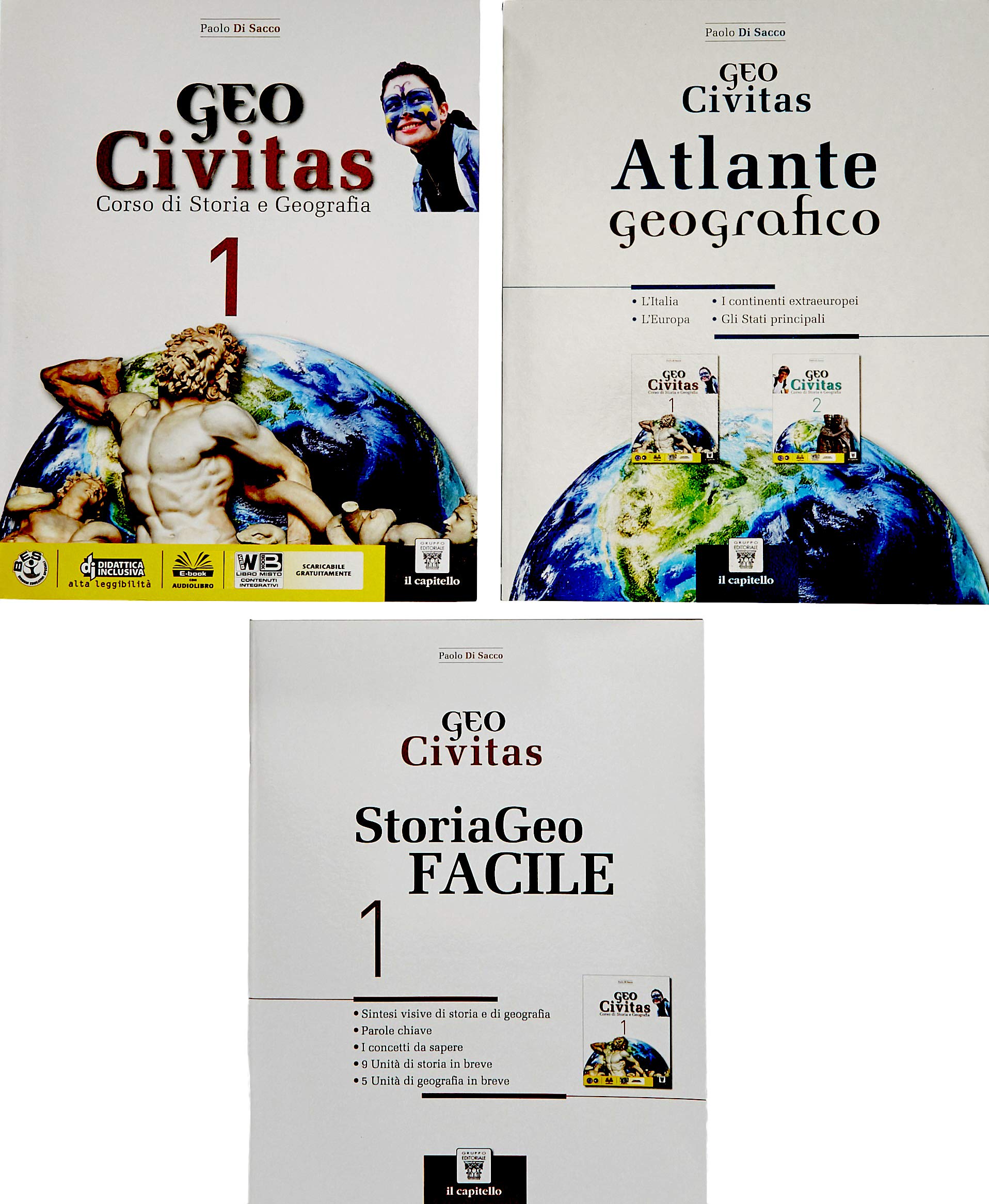 Geocivitas. Con Storiageo facile e Atlante. Per il biennio delle Scuole superiori. Con ebook. Con espansione online (Vol. 1) book