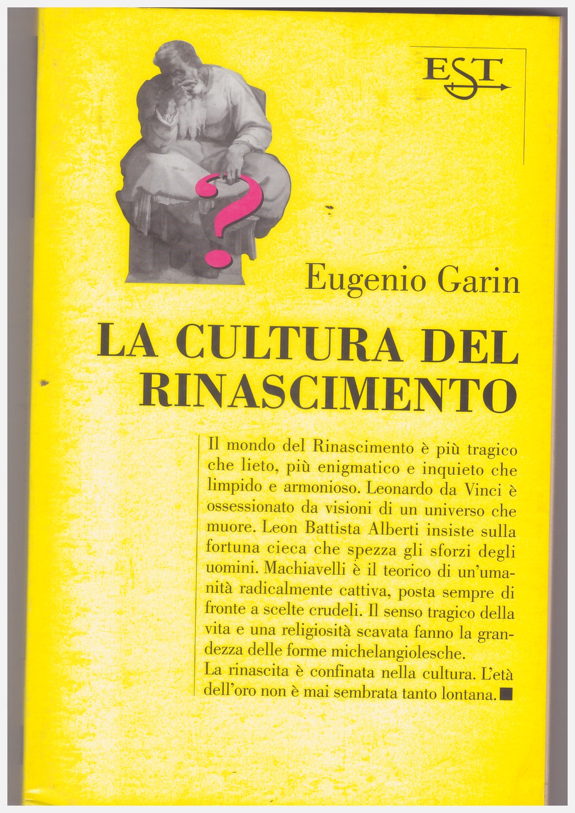 La cultura del Rinascimento book