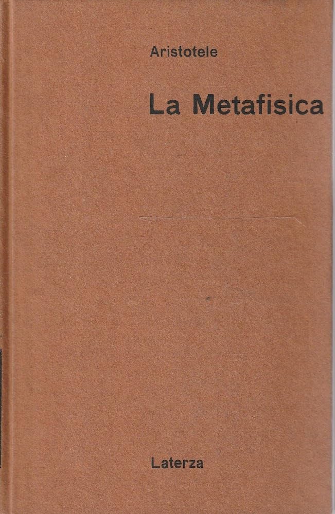 La metafisica di Aristotele. Introduzione alla lettura (Seminario filosofico) Philosophy