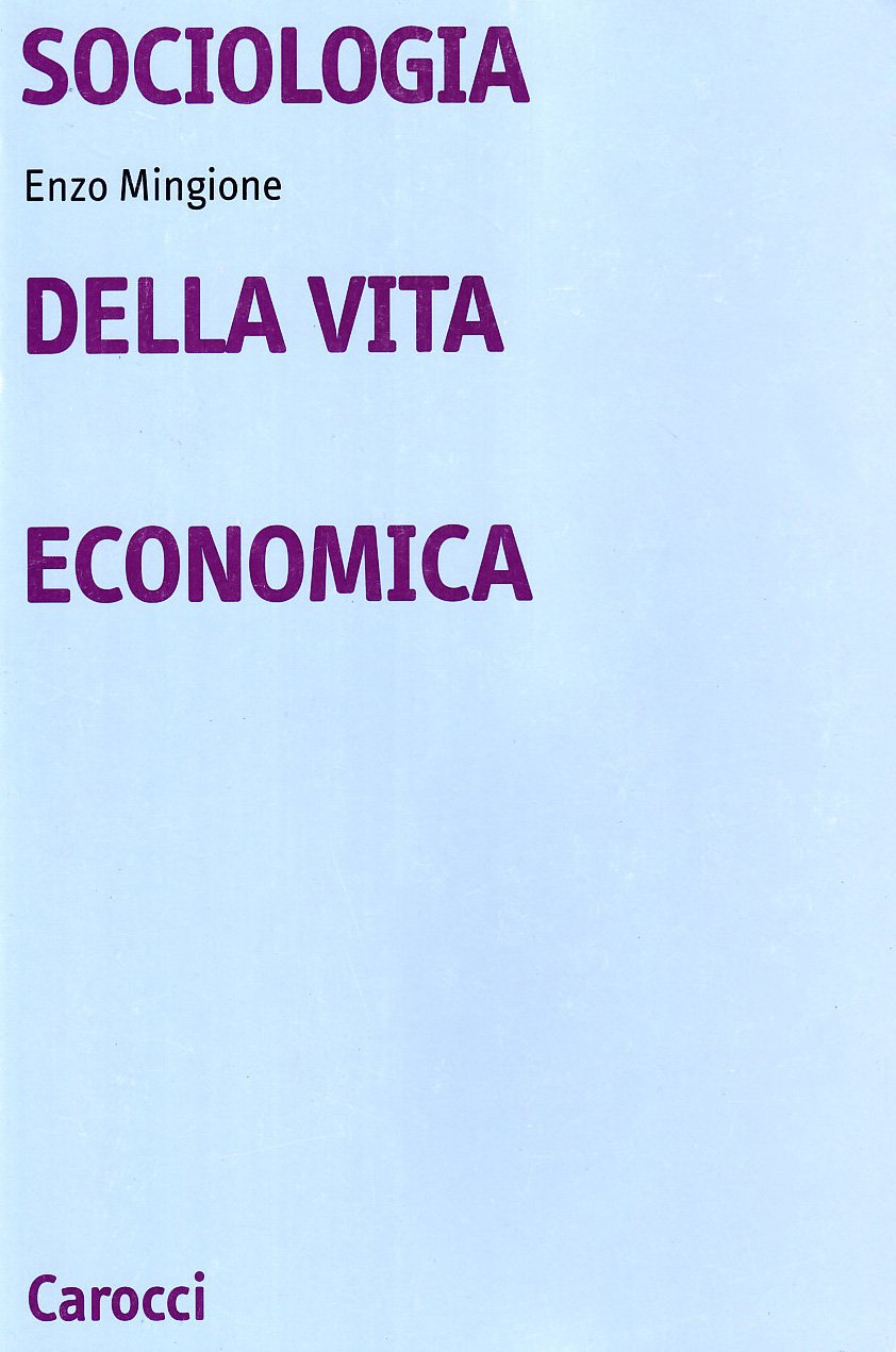 Sociologia della vita economica (Università) Social Sciences
