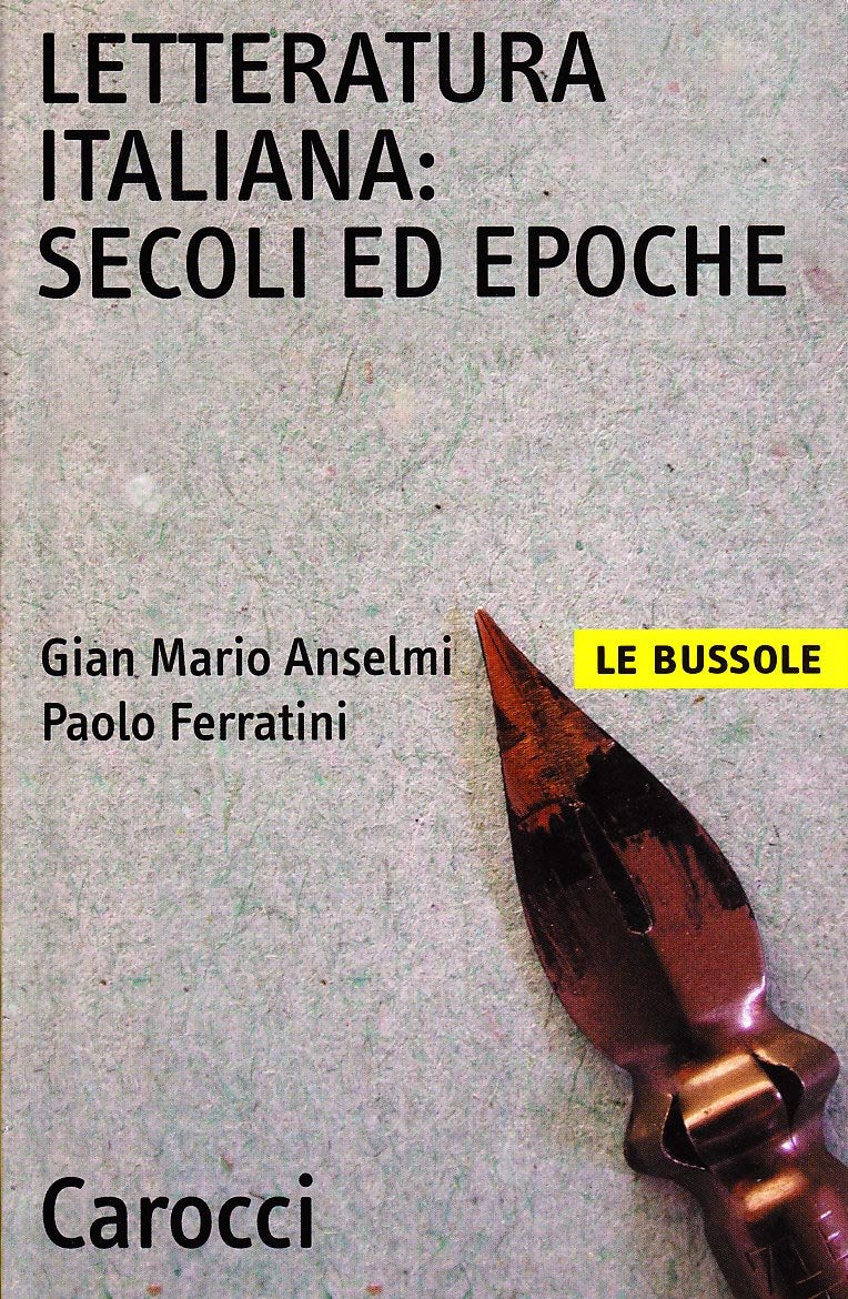 Letteratura italiana: secoli ed epoche book