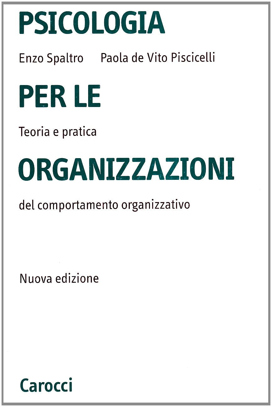 Psicologia per le organizzazioni (Università) Business, Finance & Career