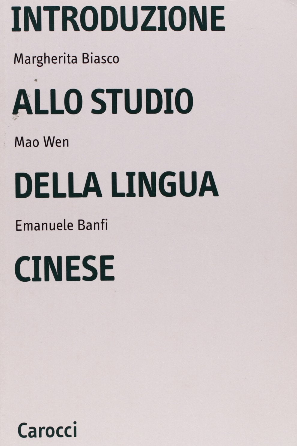 Introduzione allo studio della lingua cinese (Università) Social Sciences
