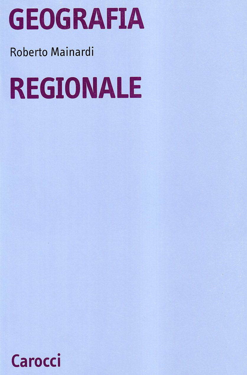 Geografia regionale (Università) Geology & Geography