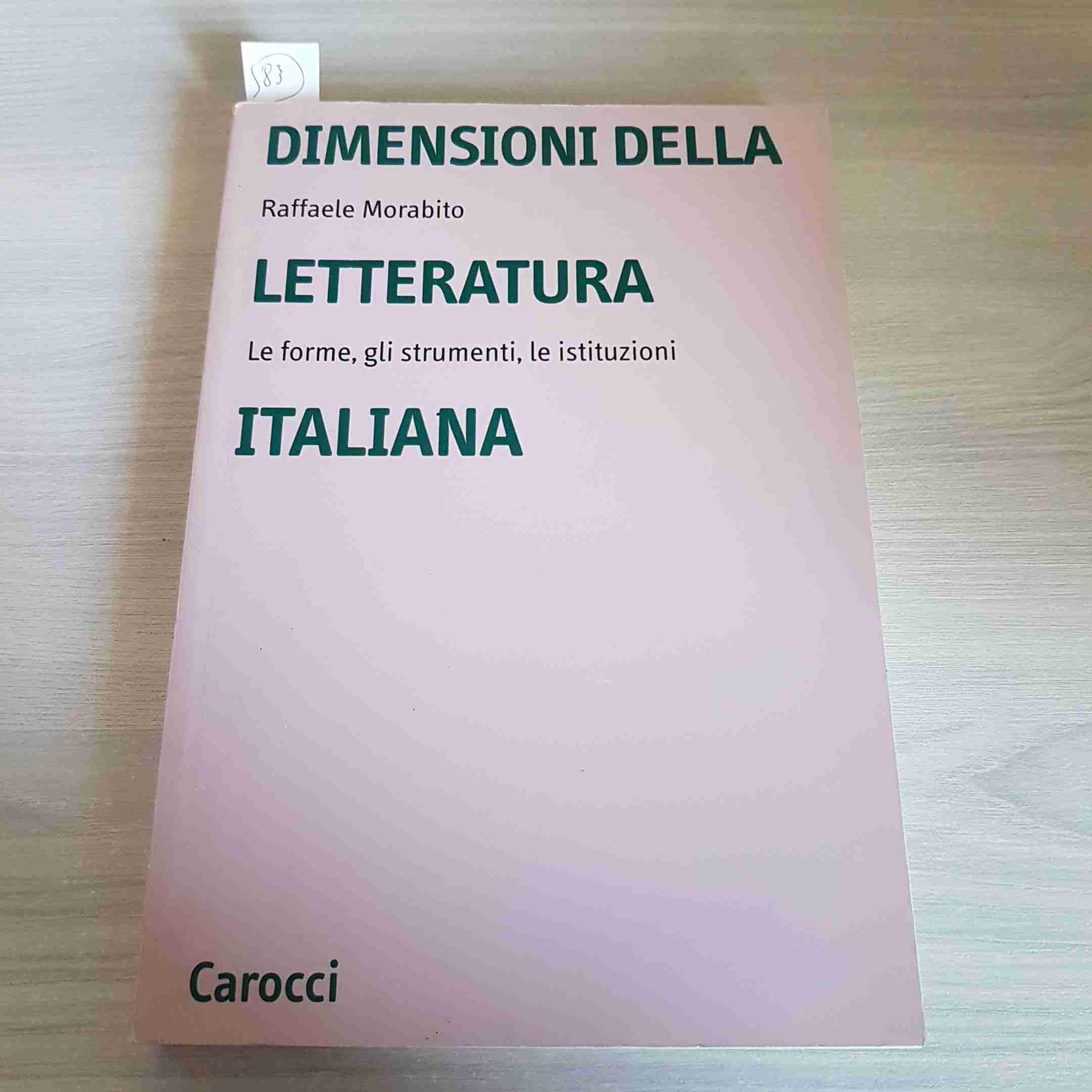Dimensioni della letteratura italiana. Le forme, gli strumenti le istituzioni Fiction