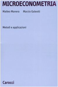 Microeconometria. Metodi e applicazioni (Università) Business, Finance & Career