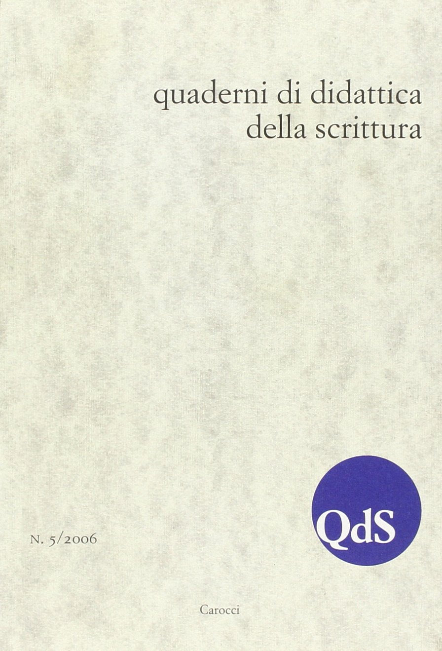 QdS. Quaderni di didattica della scrittura (2006) (Vol. 5) Media & Communication