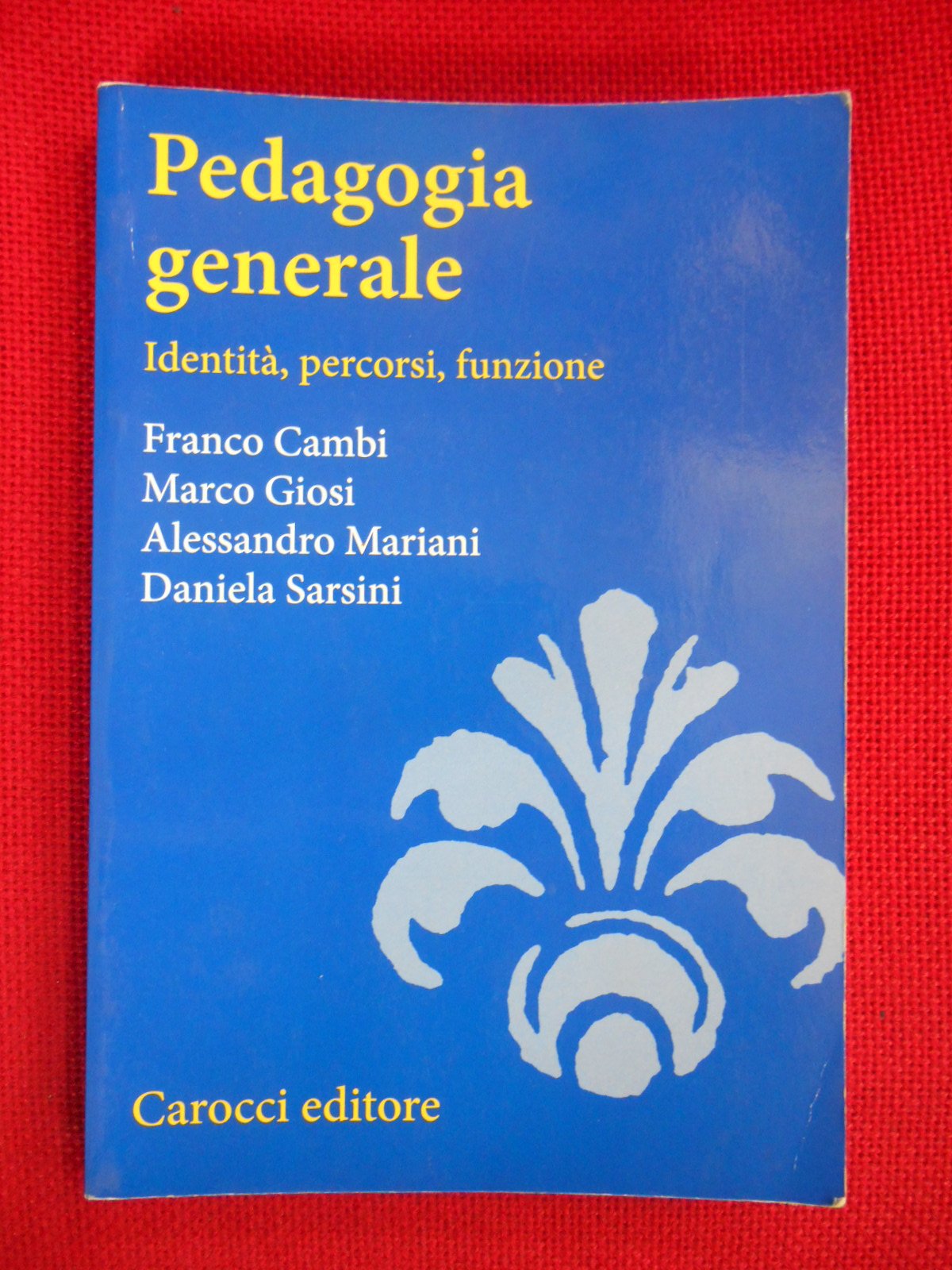Pedagogia generale. Identità, percorsi, funzione book