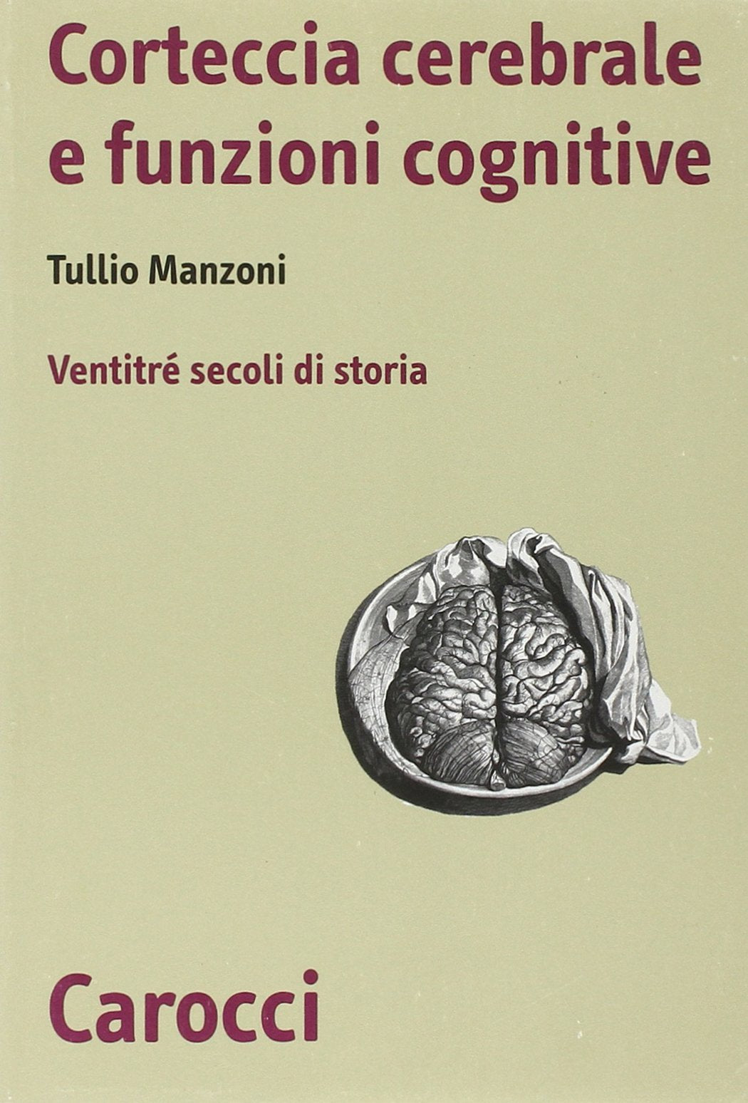 Storia della corteccia cerebrale. Ventitré secoli di storia (Biblioteca di testi e studi) Medicine