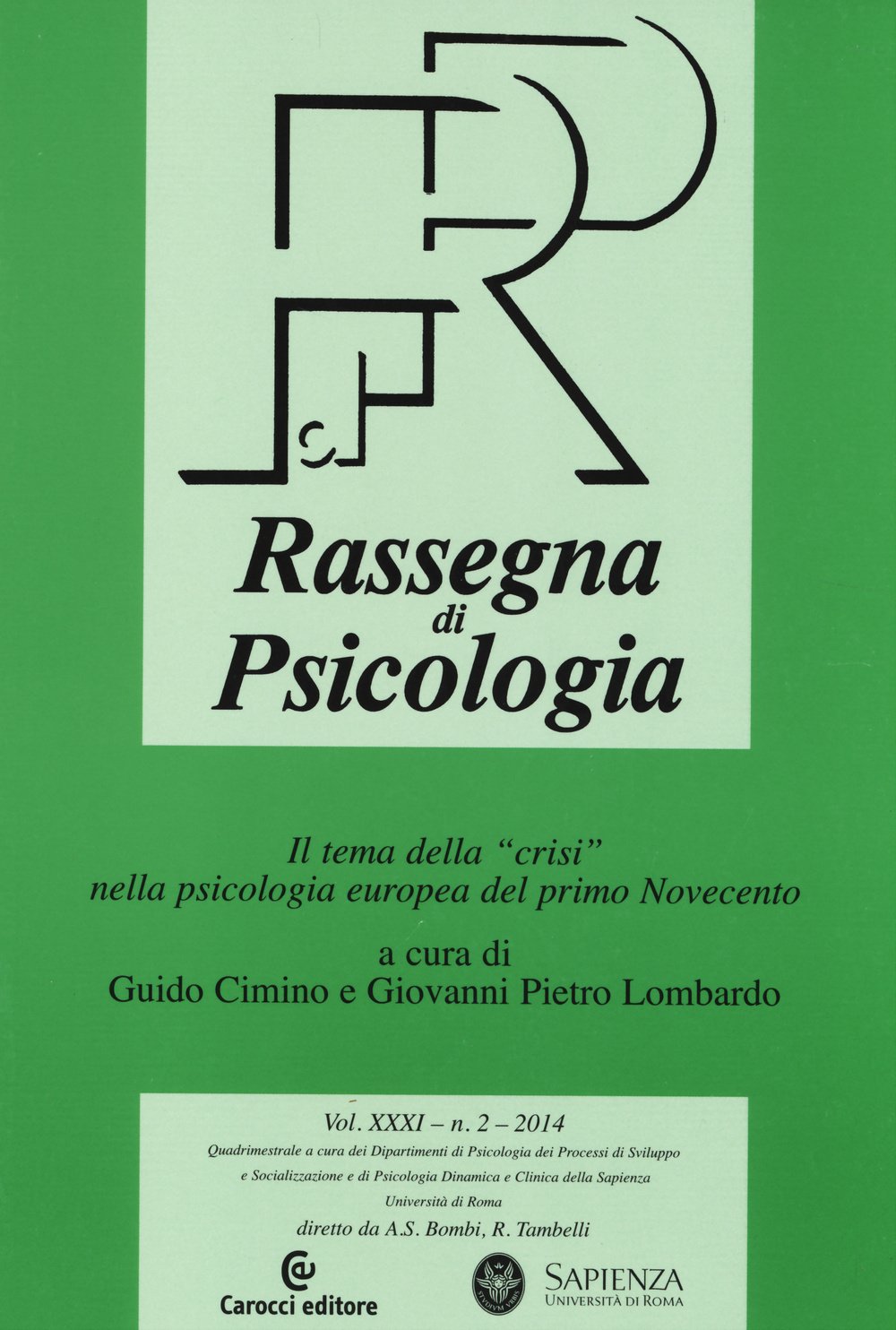 Rassegna di psicologia (2014) vol. 2 Reference Books