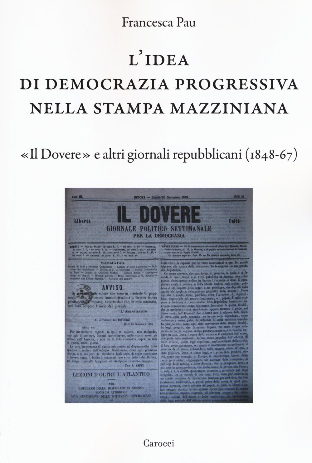 L'idea di democrazia progressiva nella stampa mazziniana (Dip. storia-Univ. Sassari) Media & Communication