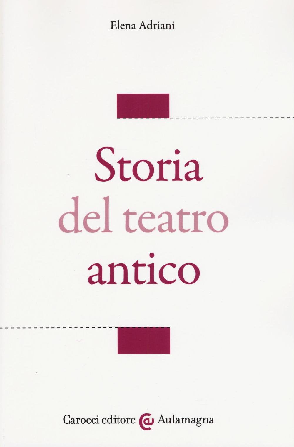 Storia del teatro antico book