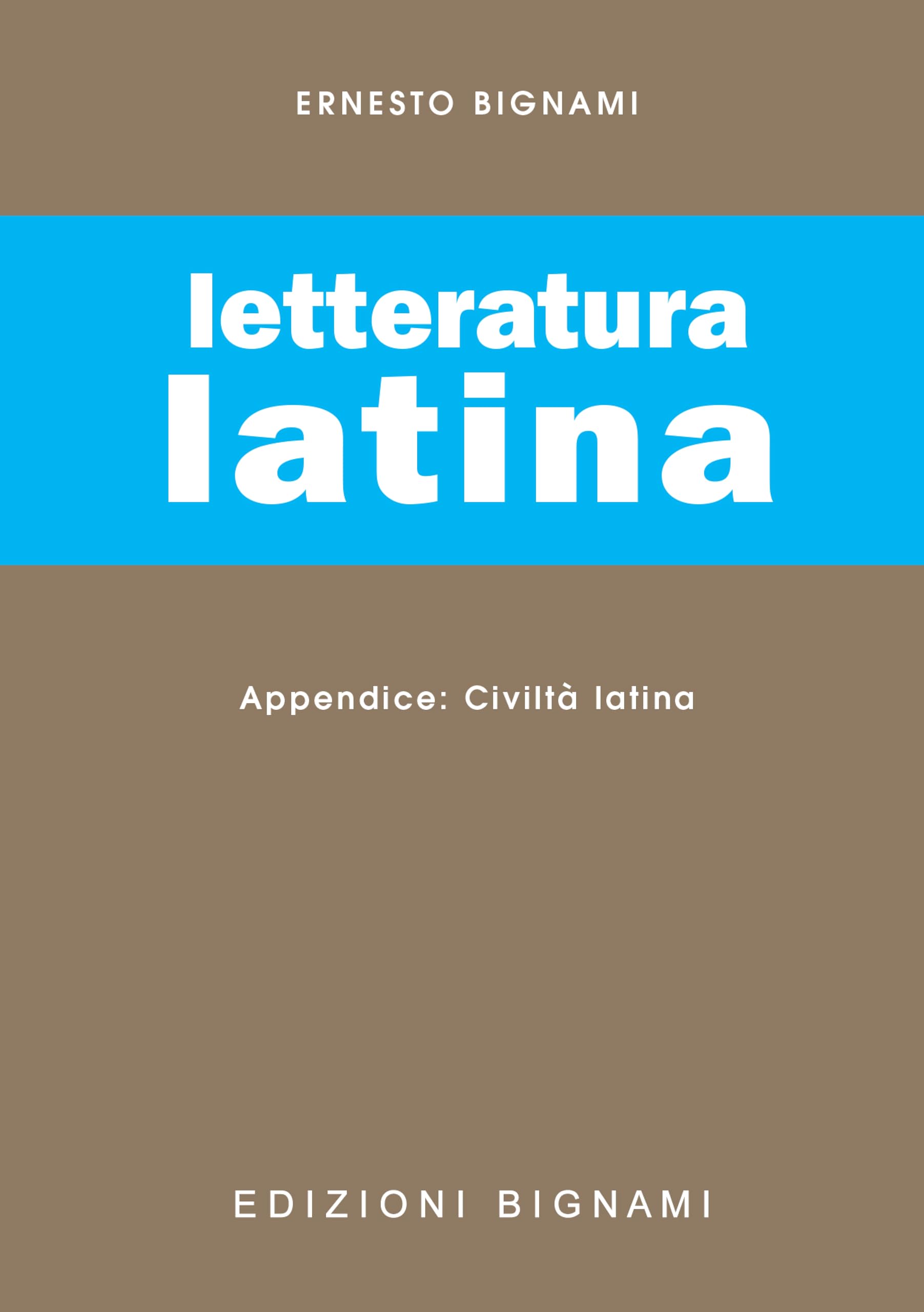 Letteratura latina-Civiltà latina book