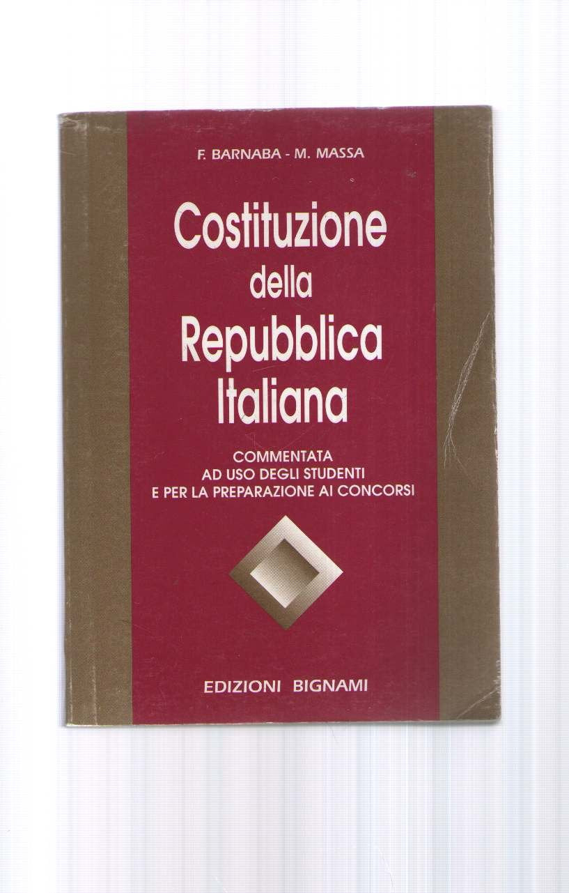 Costituzione della Repubblica italiana. Commentata book