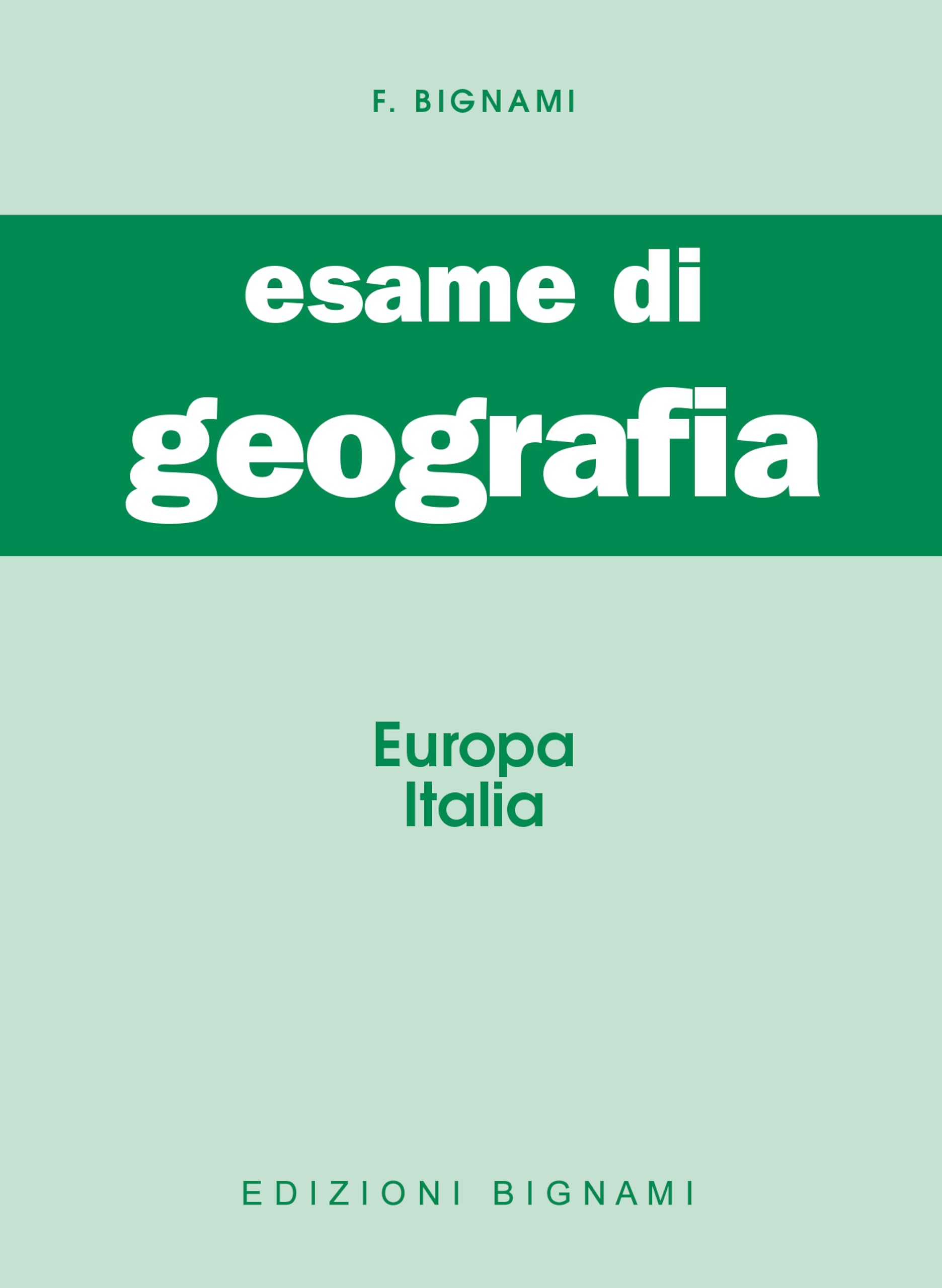Esame di geografia. Europa-Italia Geology & Geography