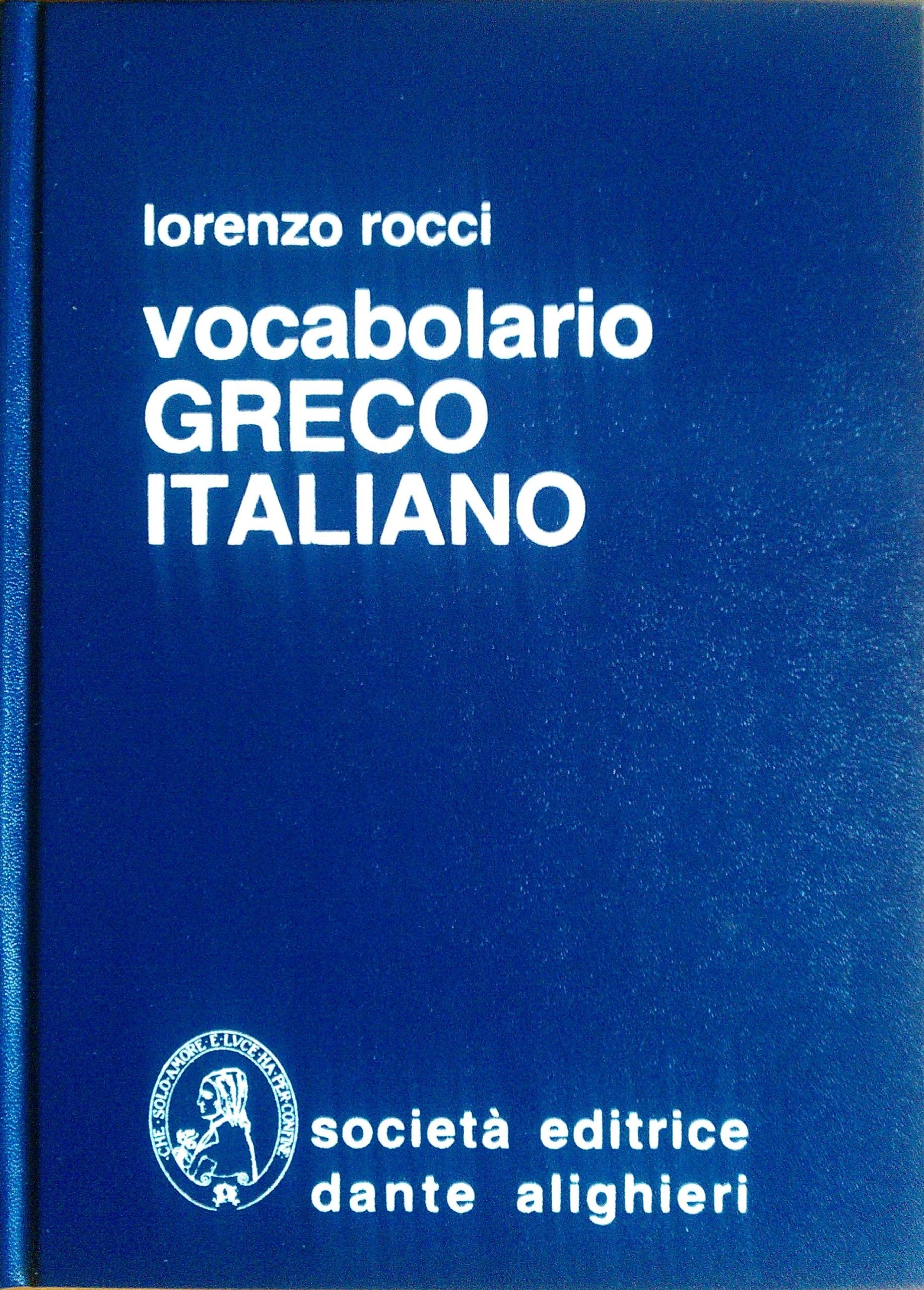 Vocabolario greco-italiano book