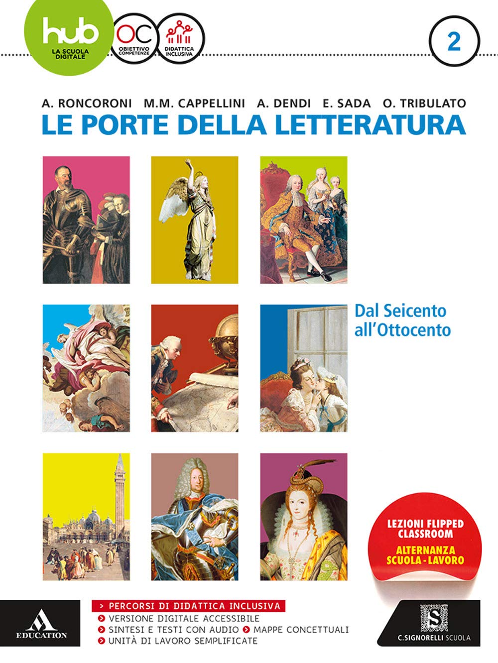 Le porte della letteratura. Per le Scuole superiori. Con e-book. Con espansione online. Dal '600 all' '800 (Vol. 2) book