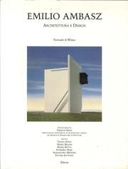 Emilio Ambasz, Architettura E Design book