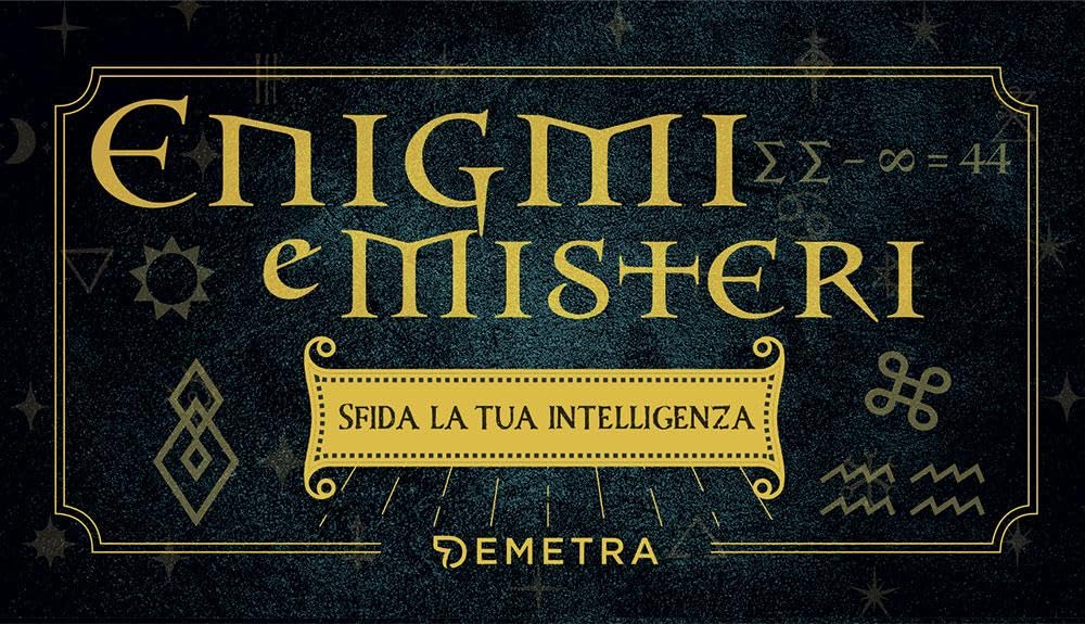 Enigmi e misteri. Sfida la tua intelligenza. Con 100 Carte book