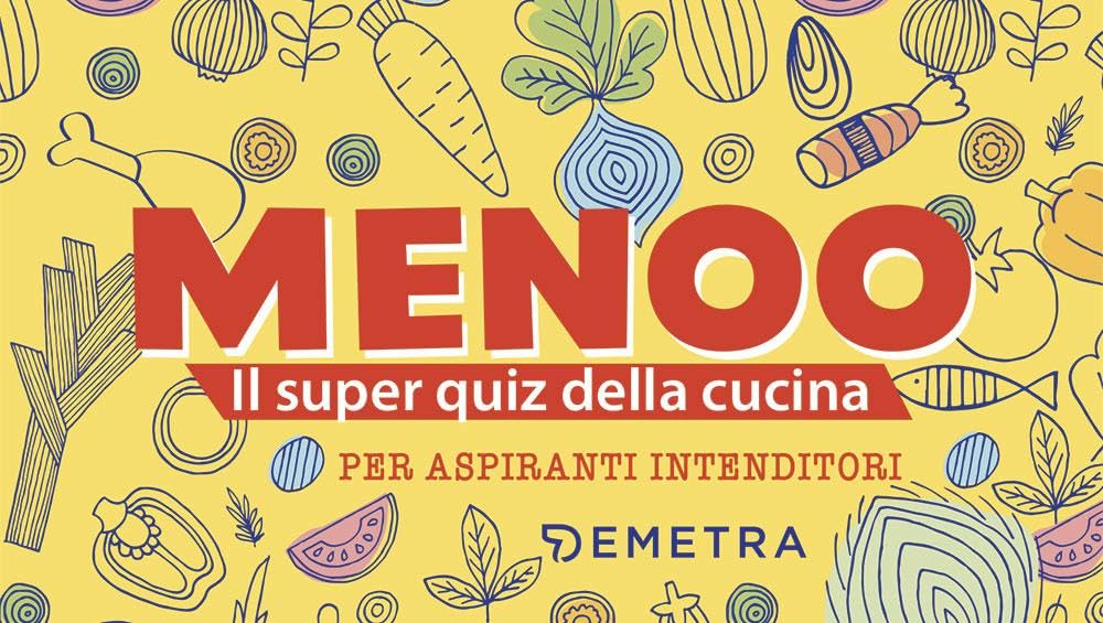 Menoo. Il super quiz della cucina per aspiranti intenditori. Con 100 Carte book