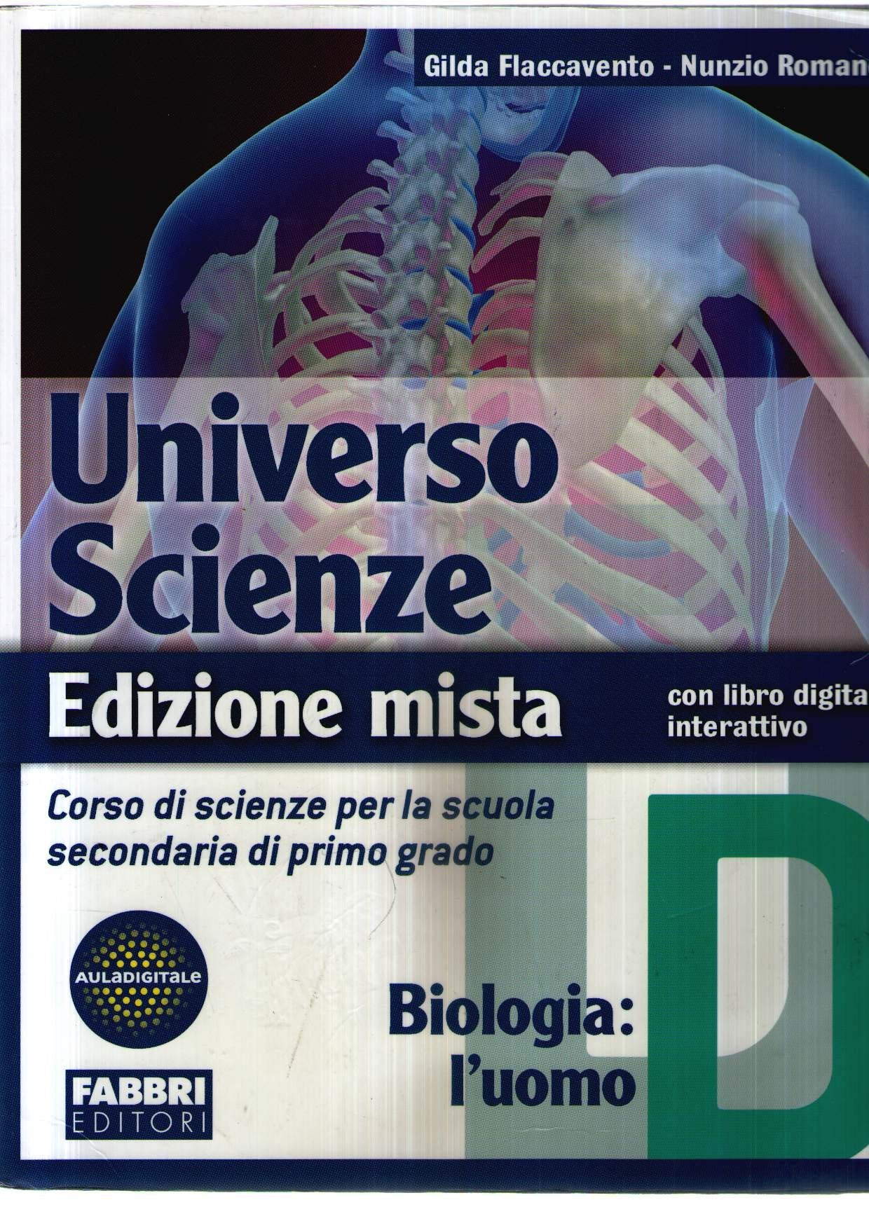 Universo Scienze D Biologia: L'uomo book