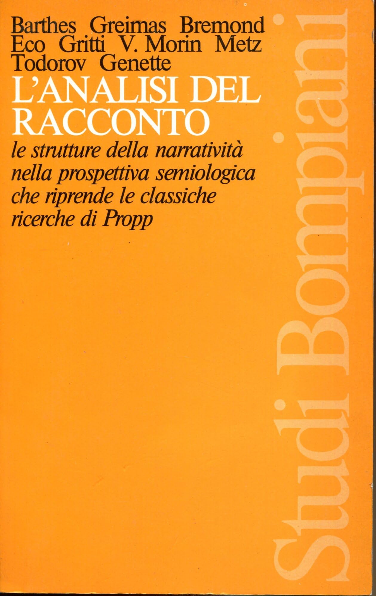 L'analisi del racconto book