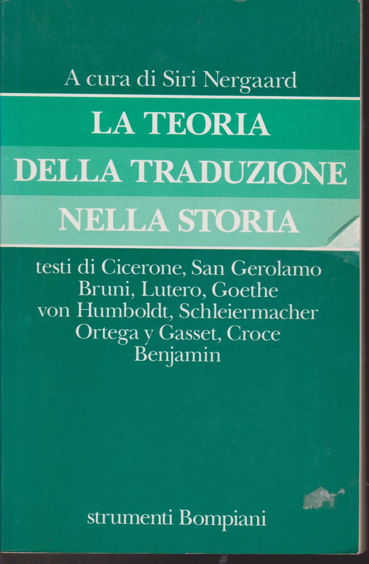 La teoria della traduzione nella storia (Strumenti Bompiani) Social Sciences