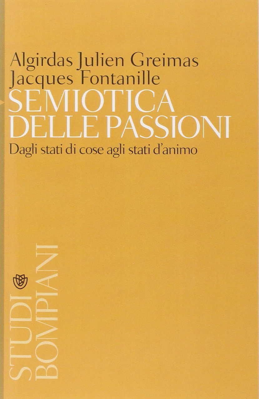 Semiotica delle passioni. Dagli stati di cose agli stati d'animo book