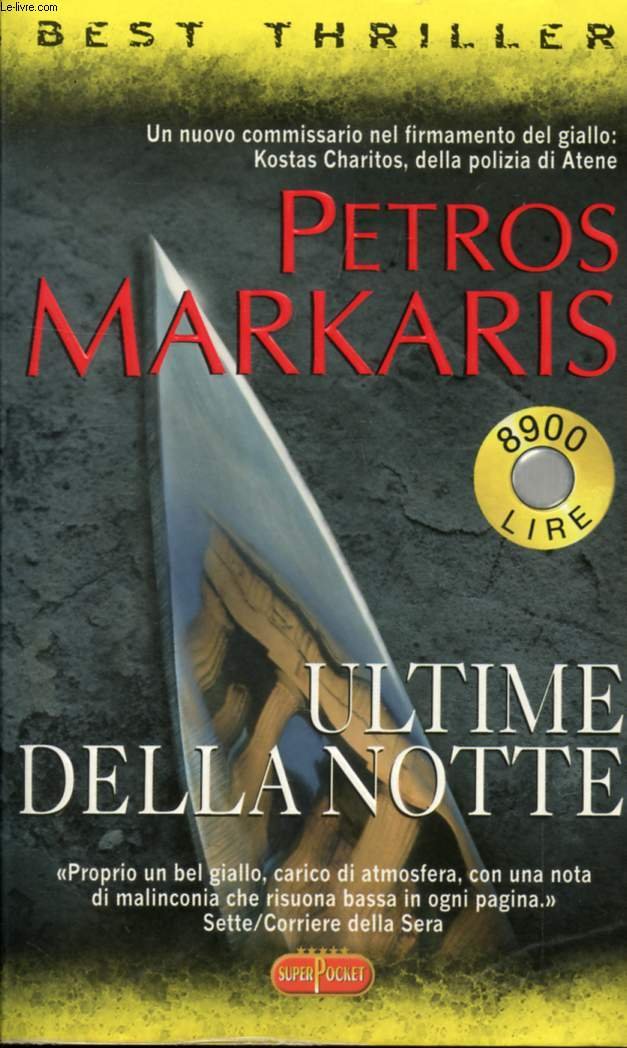 Ultime della notte (Romanzi Bompiani) Contemporary literature