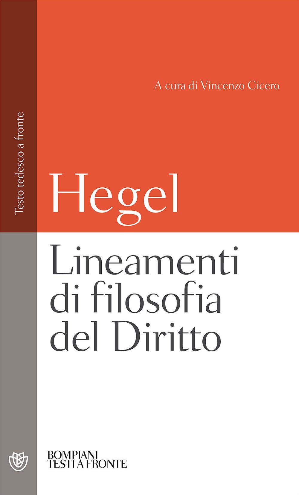 Lineamenti di filosofia del diritto. Testo tedesco a fronte book