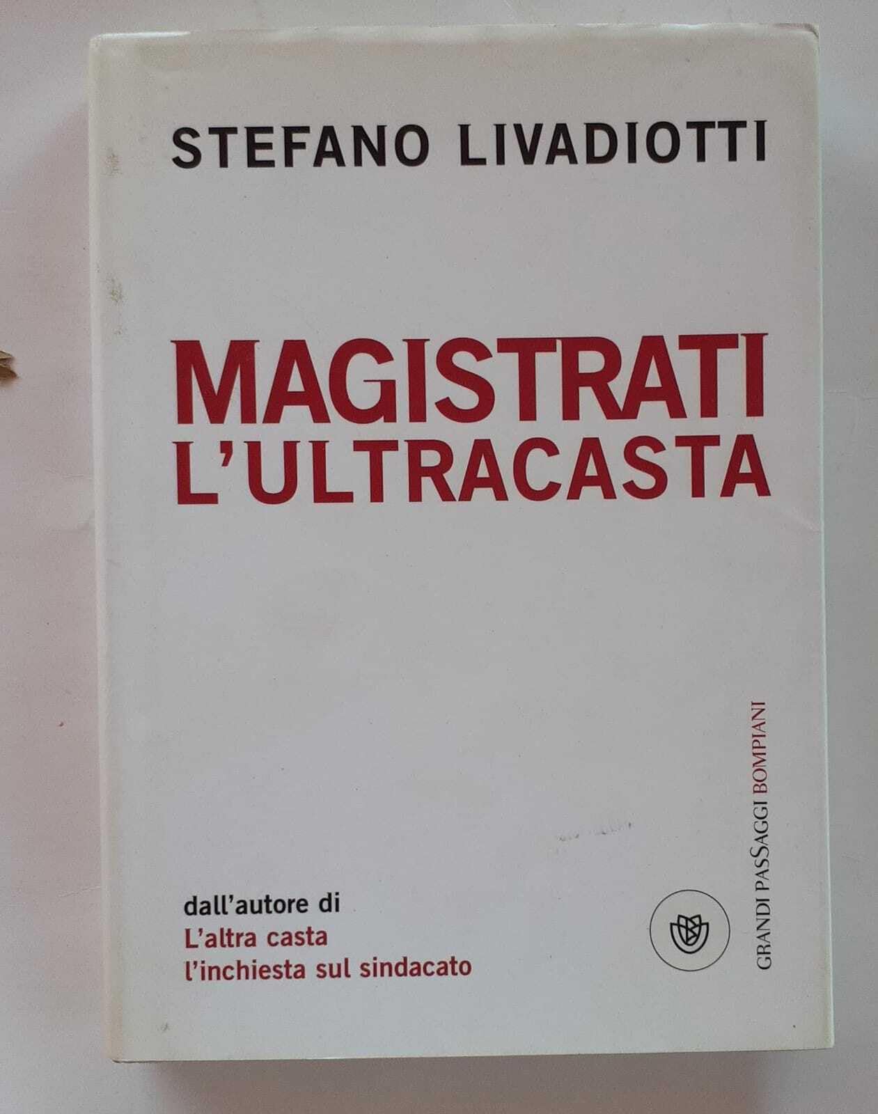 Magistrati. L'ultracasta book