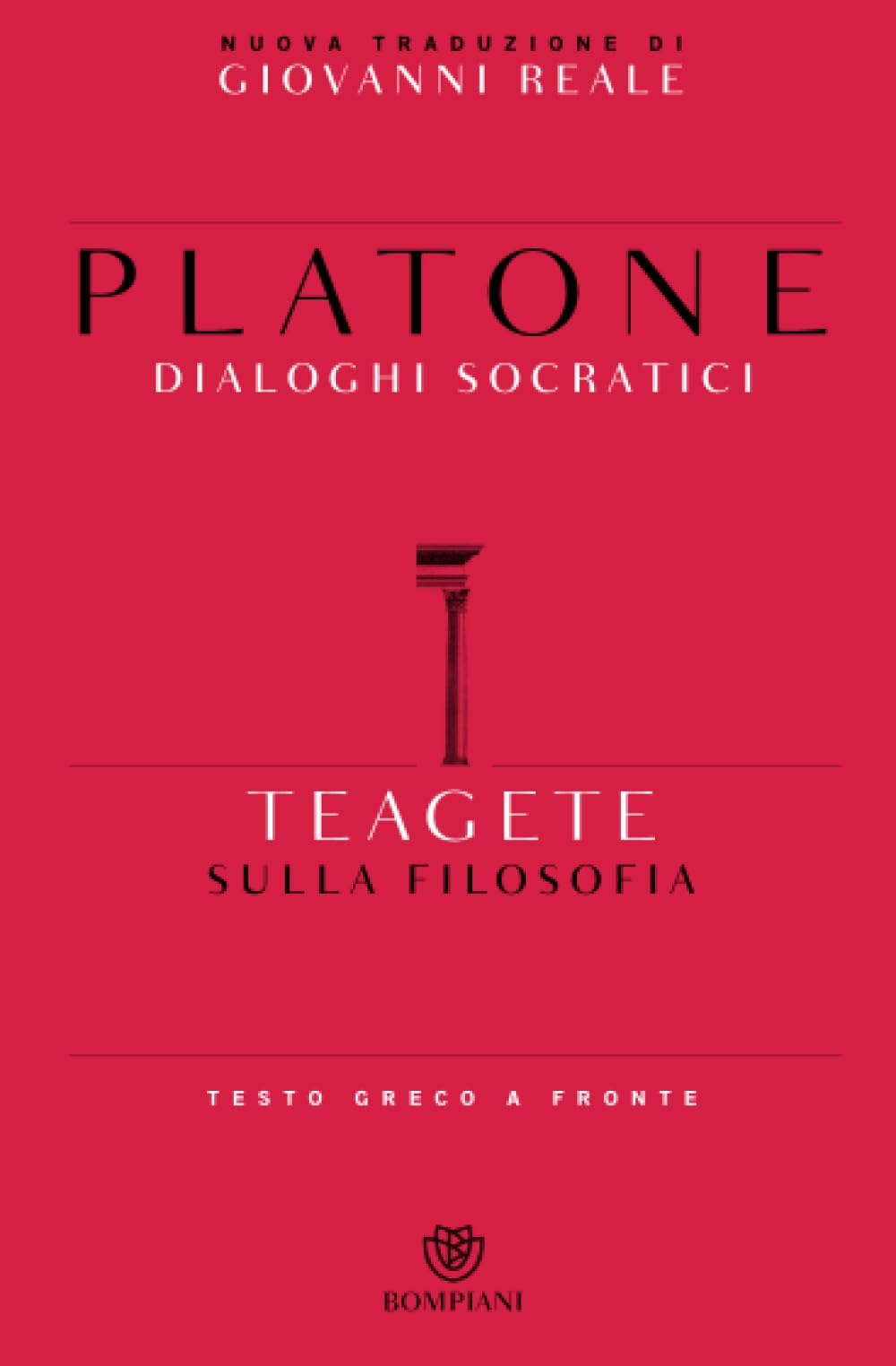 Teagete. Sulla filosofia. Testo greco a fronte book