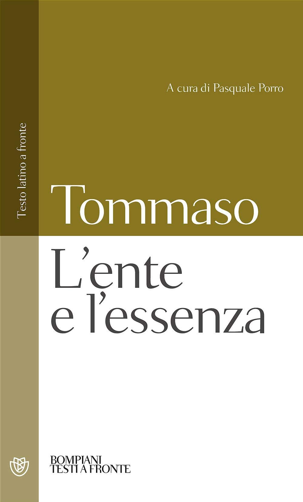 L'ente e l'essenza: Testo latino a fronte book
