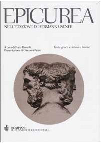 Epicurea, nell'edizione di Hermann Usener. Testo greco e latino a fronte book