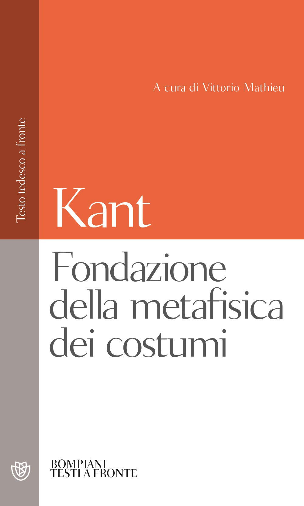 Fondazione della metafisica dei costumi book
