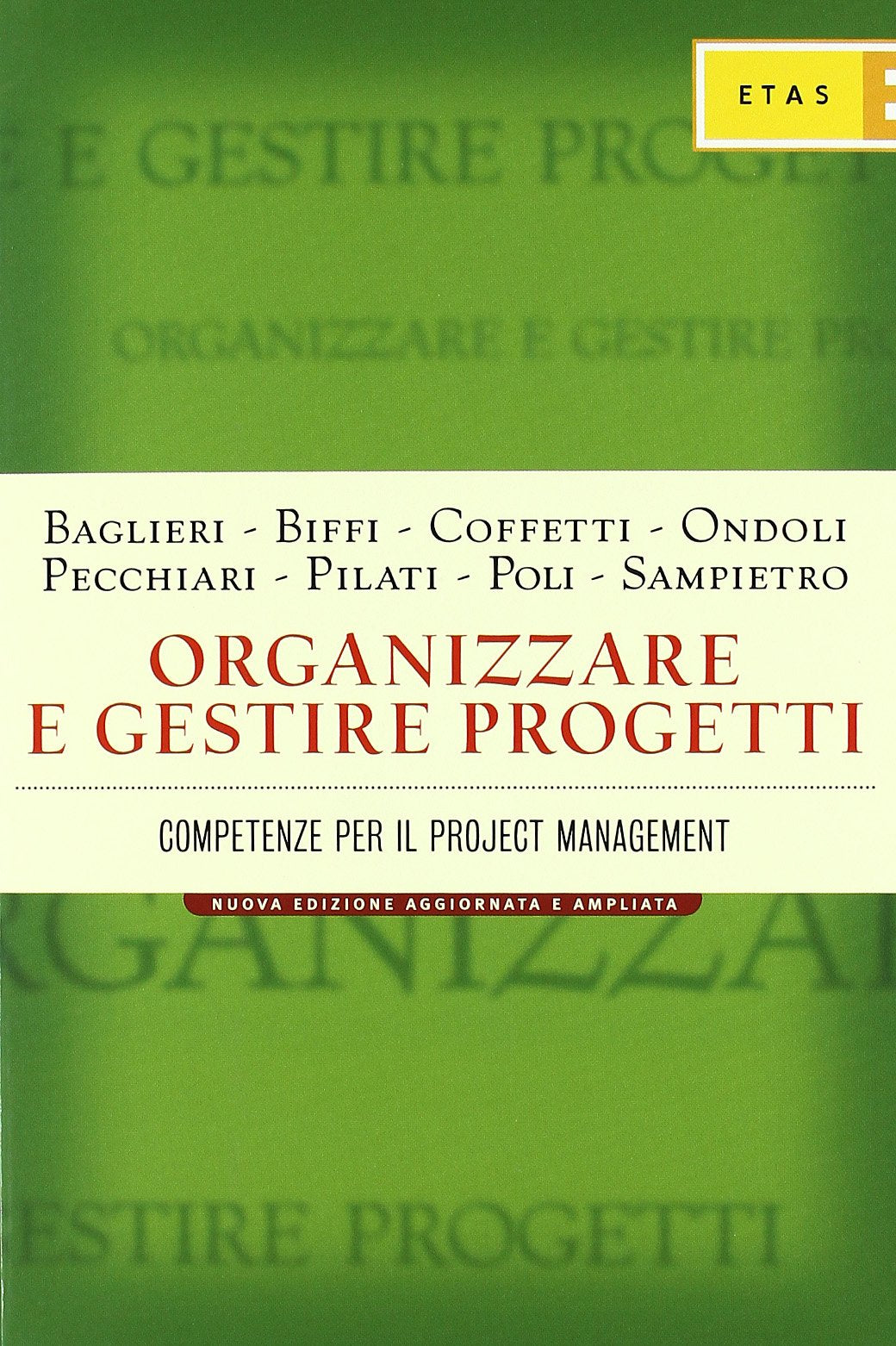 Organizzare e gestire progetti. Competenze per il project management (ETAS Management) Business, Finance & Career