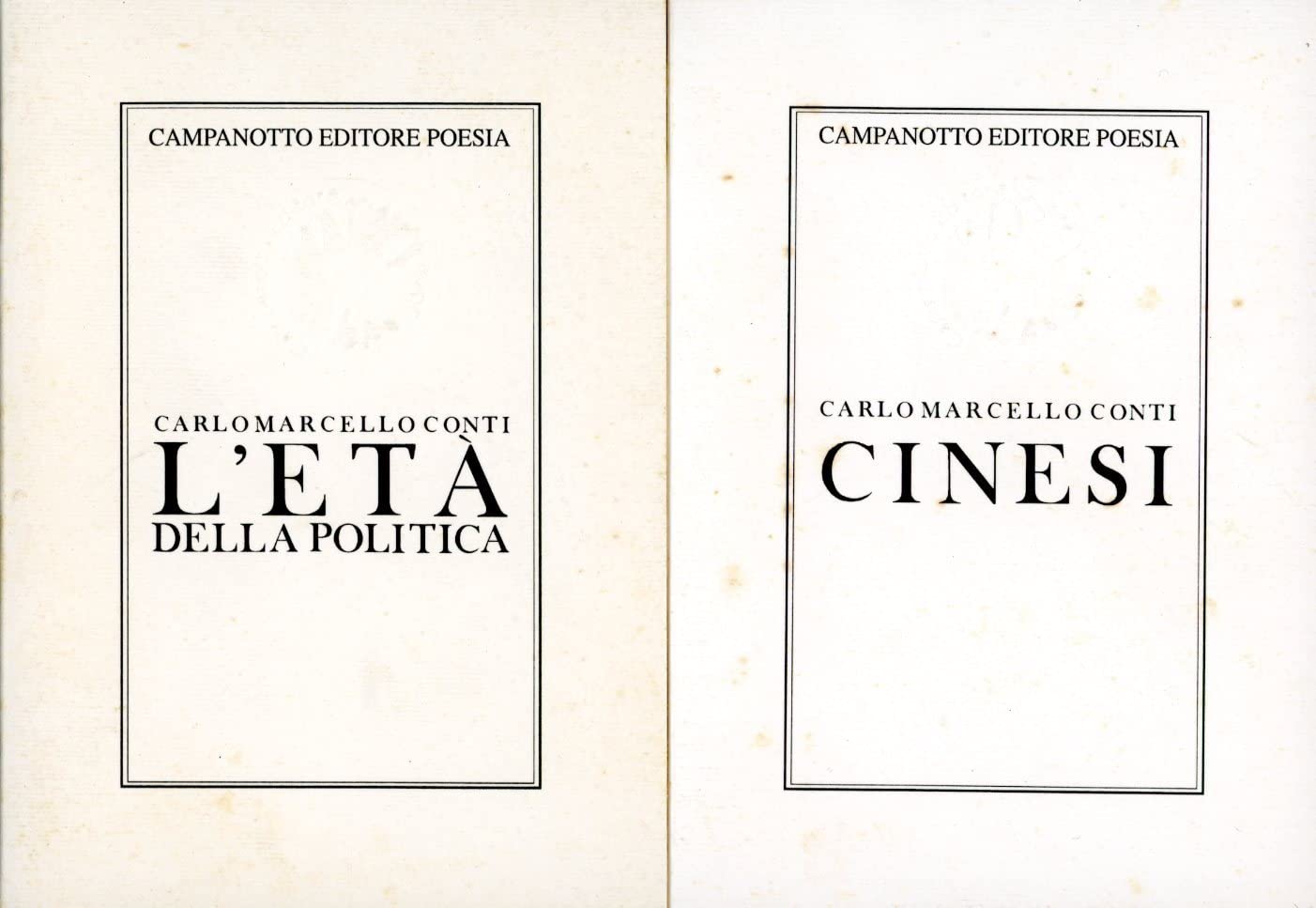 L'età della politica Books