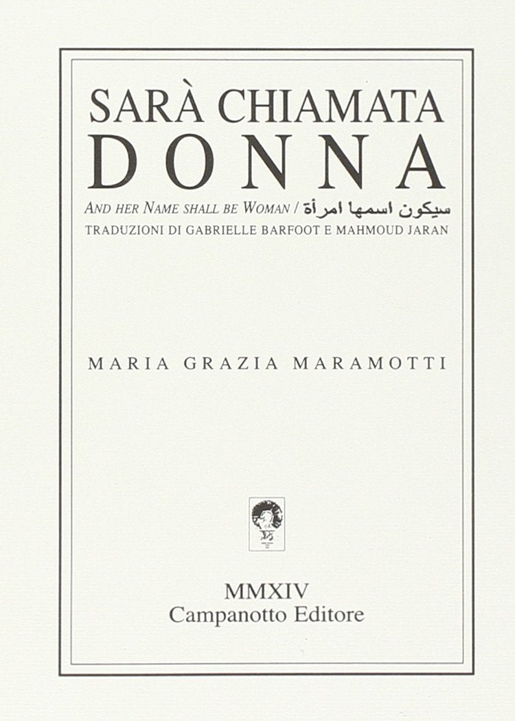 Sarà chiamata donna. Testo a fronte inglese e arabo book
