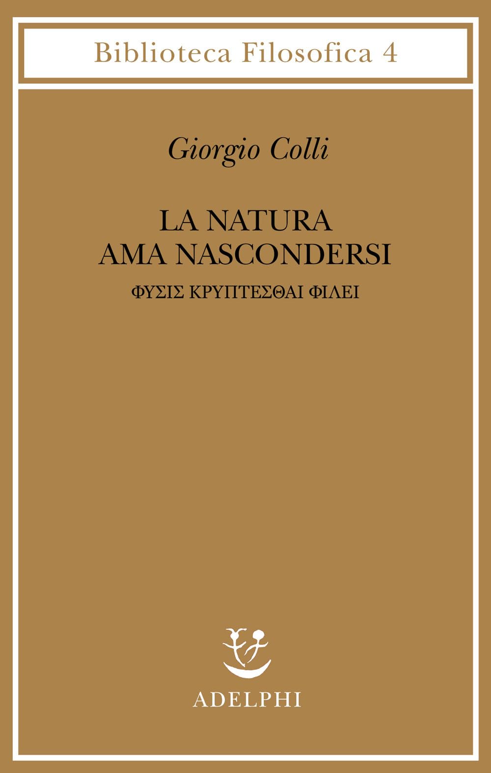 La natura ama nascondersi book