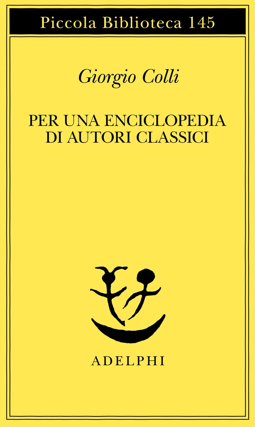 Per una enciclopedia di autori classici Contemporary literature