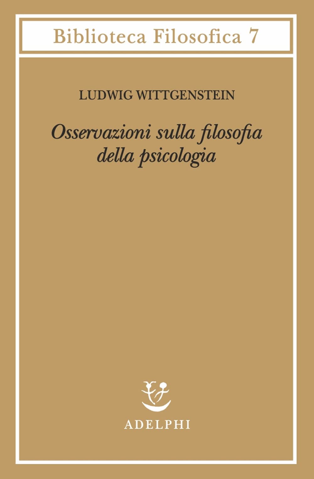 Osservazioni sulla filosofia della psicologia Philosophy