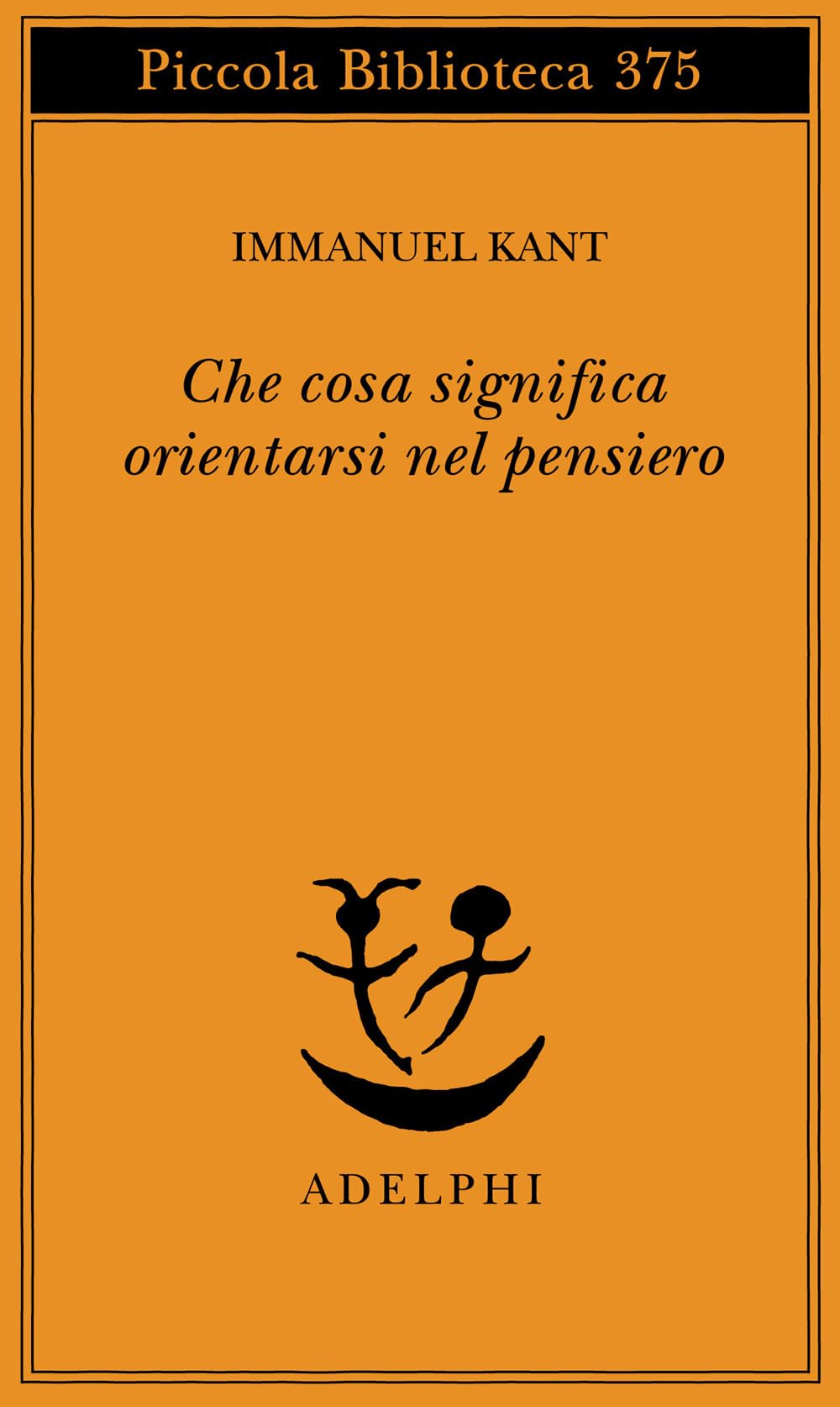 Che cosa significa orientarsi nel pensiero Philosophy