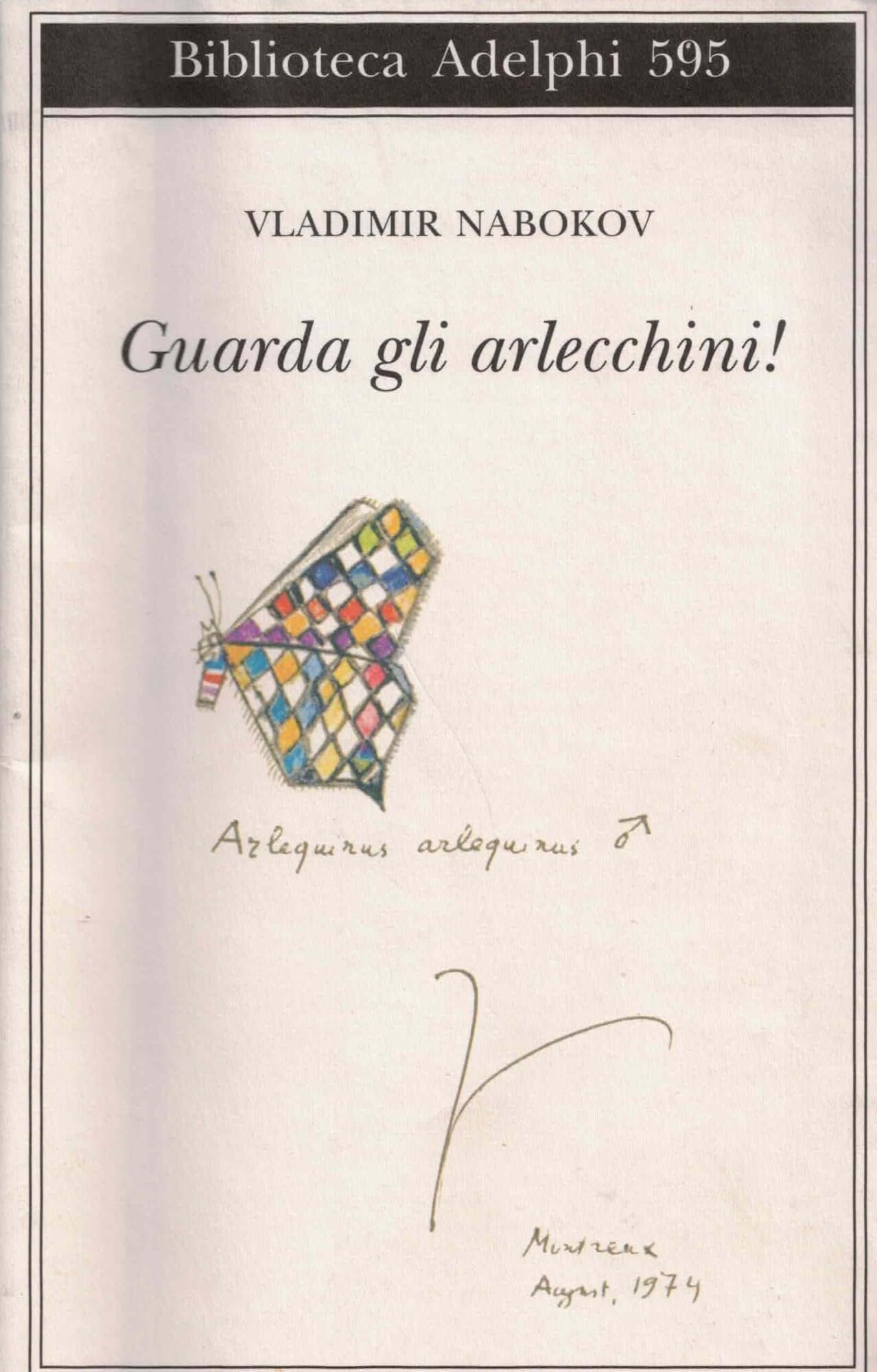 Guarda gli arlecchini! Contemporary literature