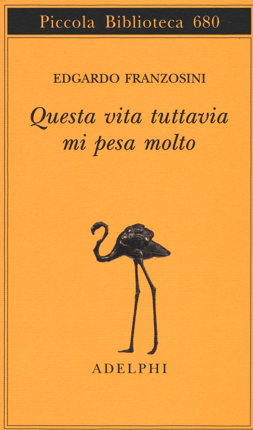 Questa vita tuttavia mi pesa molto (Piccola biblioteca Adelphi) Art & Literature