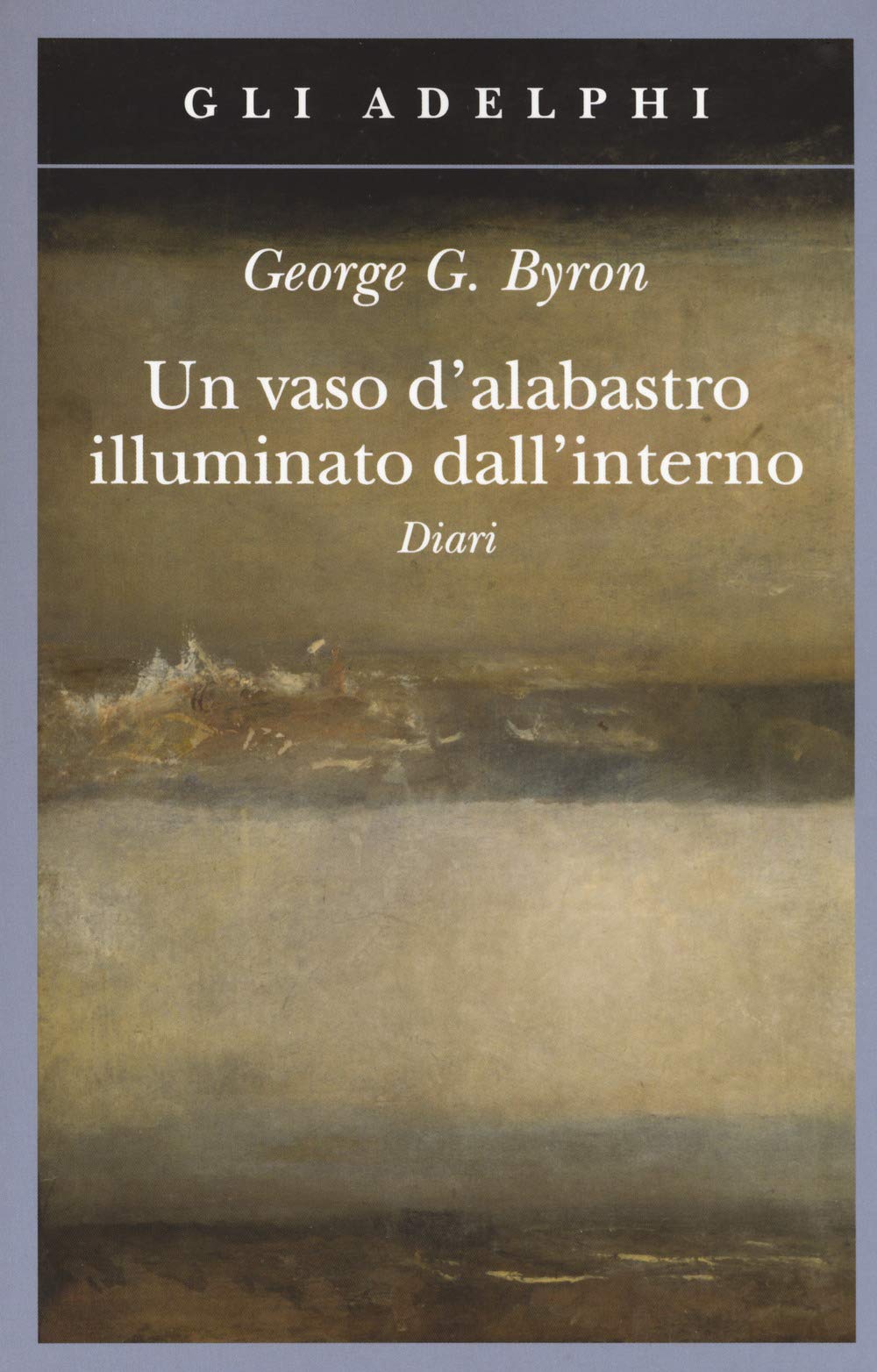 Un vaso d'alabastro illuminato dall'interno. Diari book
