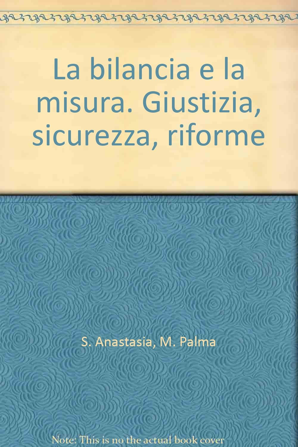 La bilancia e la misura. Giustizia, sicurezza, riforme book