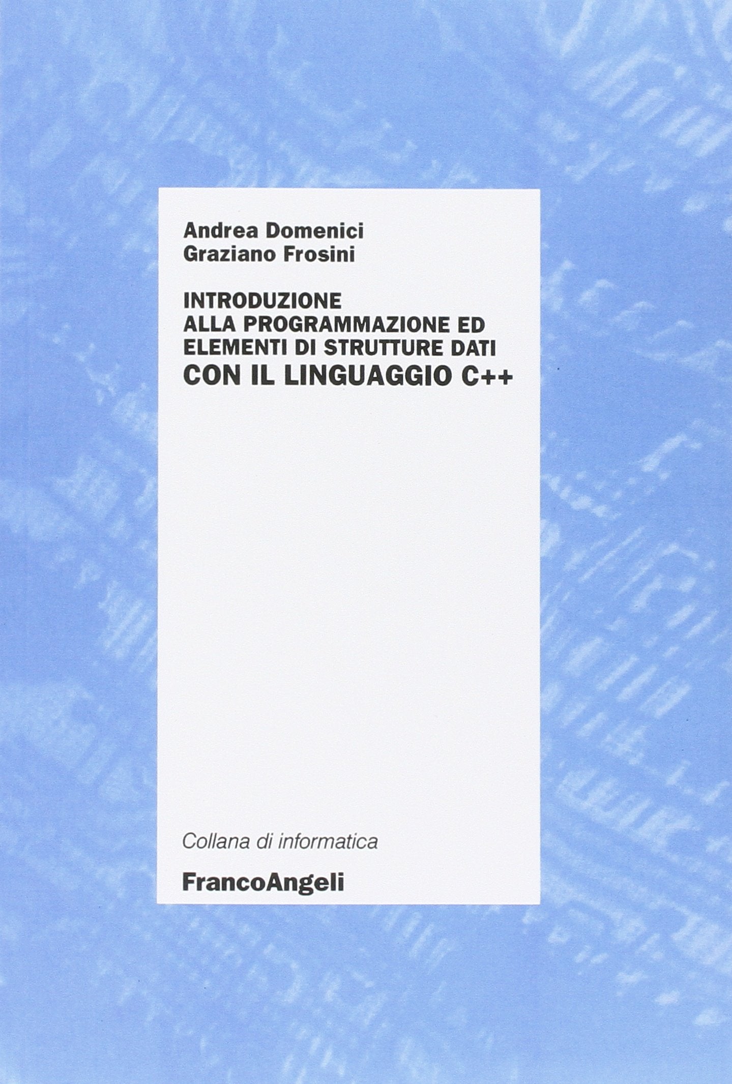 Introduzione alla programmazione ed elementi di strutture dati con il linguaggio C++ book