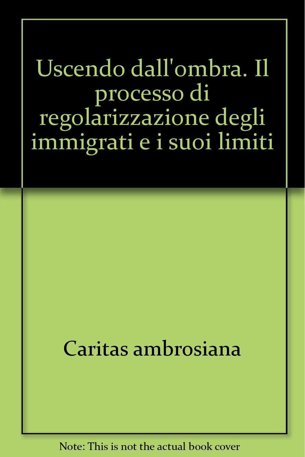 Uscendo dall'ombra. Il processo di regolarizzazione degli immigrati e i suoi limiti (Politiche migratorie) Books