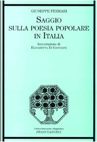 Saggio sulla poesia popolare in Italia (Critica letteraria e linguistica) Contemporary literature