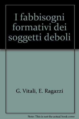 I fabbisogni formativi dei soggetti deboli book